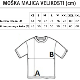Moška majica s tiskom Adulting