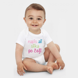 Otroški bodi s tiskom po želji