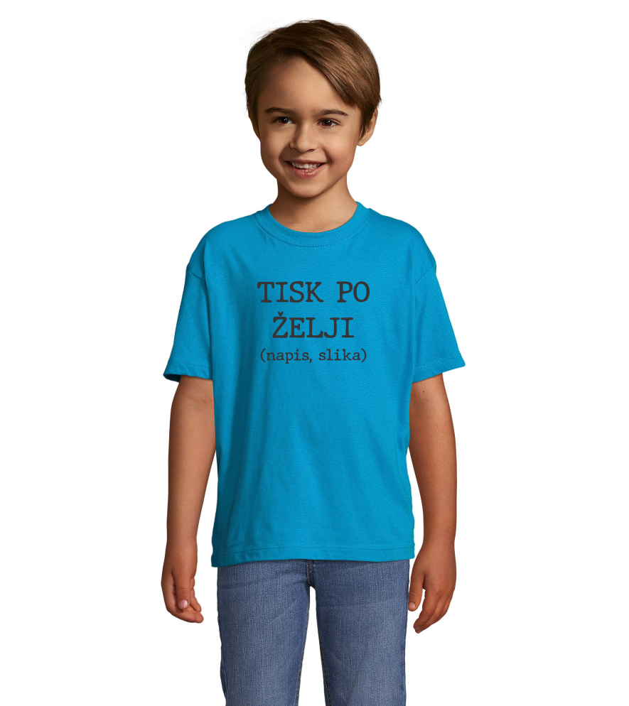 o. majica aqua tisk po želji