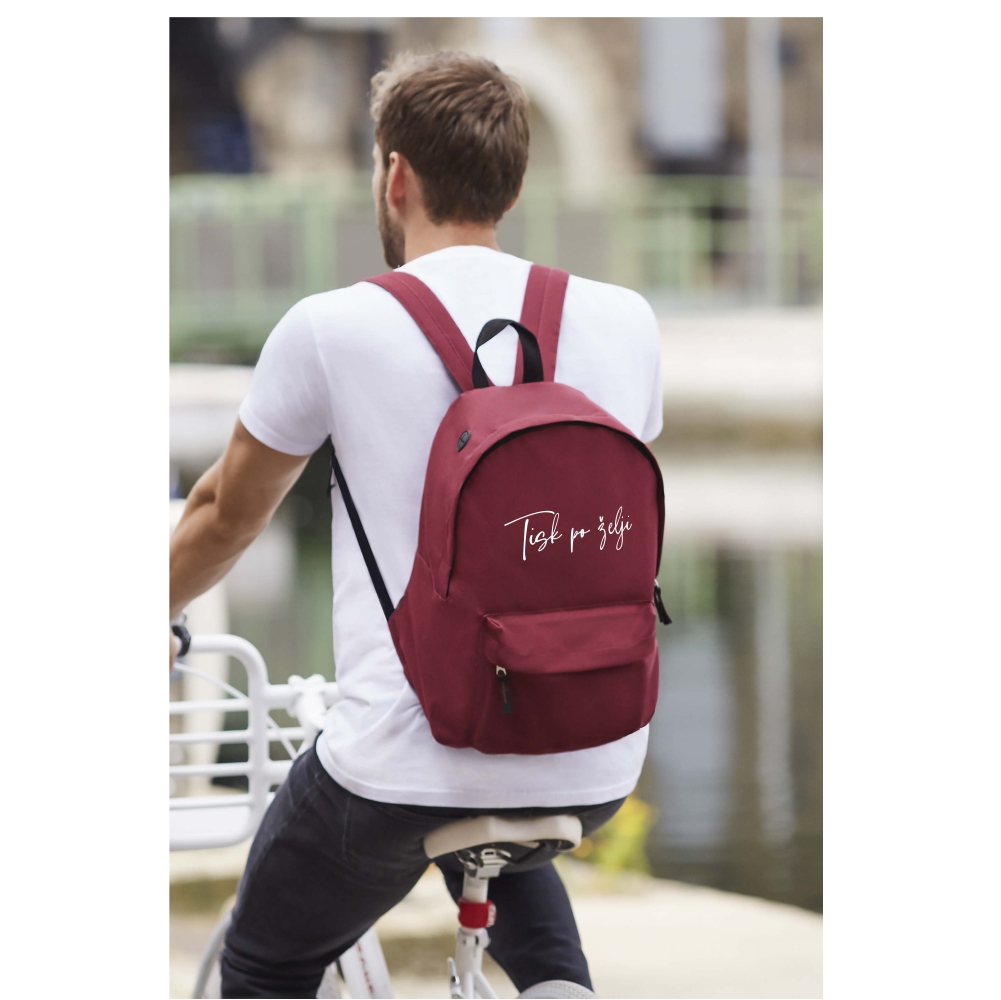 Nahrbtnik s tiskom bordo naslovna